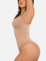 EmpowerGlow Seamless Covered Jumpsuit Thong Bodysuit