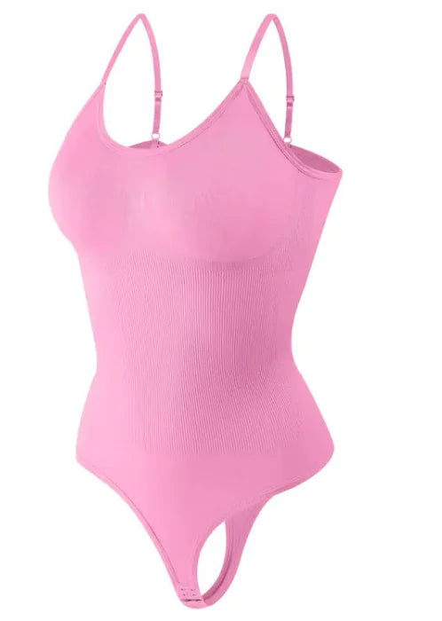 EmpowerGlow Seamless Covered Jumpsuit Thong Bodysuit